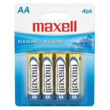 Maxell Pila Alcalina 1.5V Tipo AA Pack4